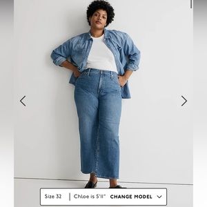 Madewell: The Perfect Vintage Wide-Leg Crop Jean